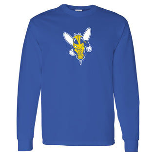 University of Rochester Yellowjackets Primary Logo Long Sleeve T-Shirt - Royal