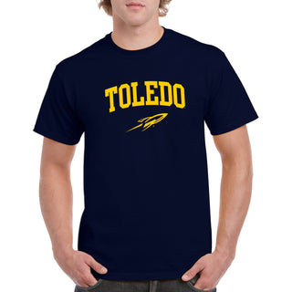 University of Toledo Rockets Arch Logo Short Sleeve T-Shirt - Navy