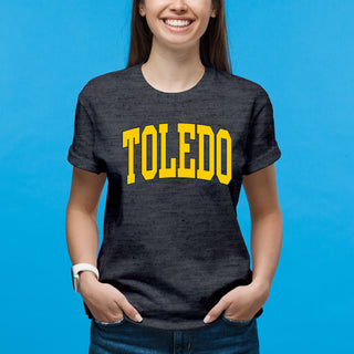 Toledo Rockets Mega Arch T-Shirt - Dark Heather