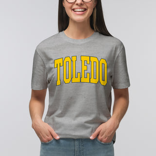 Toledo Rockets Mega Arch T-Shirt - Sport Grey