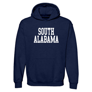 South Alabama Jaguars Basic Block Hoodie - Navy