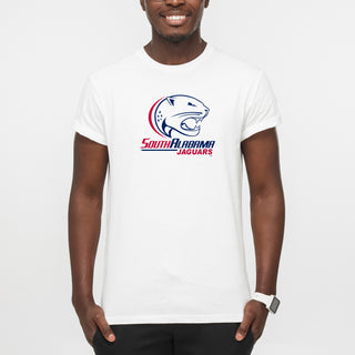 South Alabama Jaguars Primary Logo T Shirt - White