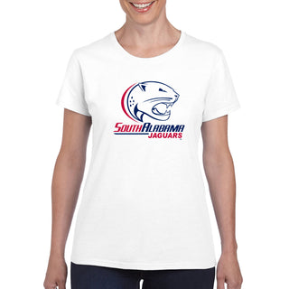 South Alabama Jaguars Primary Logo Womens T Shirt - White