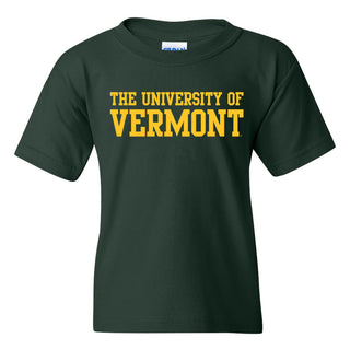 Vermont Basic Block Youth T-Shirt - Forest