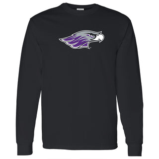 UW-Whitewater Primary Logo Long Sleeve - Black