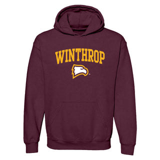 Winthrop University Eagles Arch Logo Hoodie - Maroon