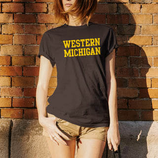 Western Michigan Basic Tee - Dk. Chocolate