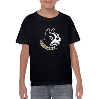 Wofford College Terriers Primary Logo Youth T Shirt - Black