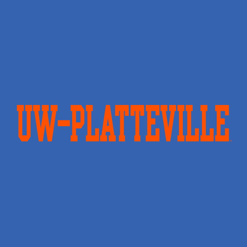 UW-Platteville Basic Block T-Shirt - Royal