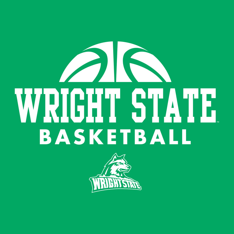 Wright State Raiders Basketball Hype Short Sleeve T Shirt - Irish Green