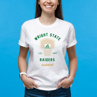 Wright State Raiders Basketball Net T Shirt - White