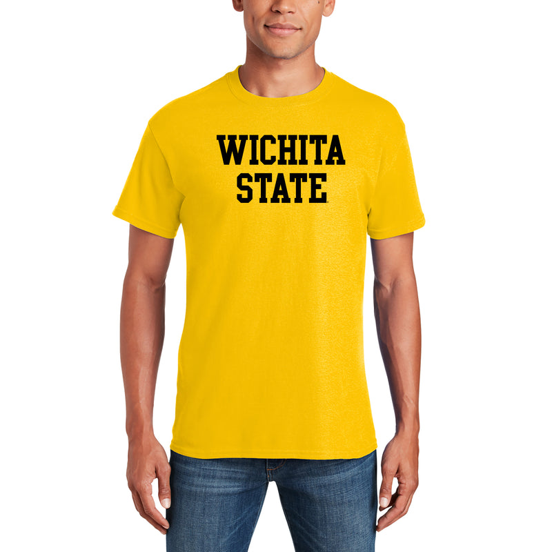 Wichita State University Shockers Basic Block Short Sleeve T-Shirt - Daisy