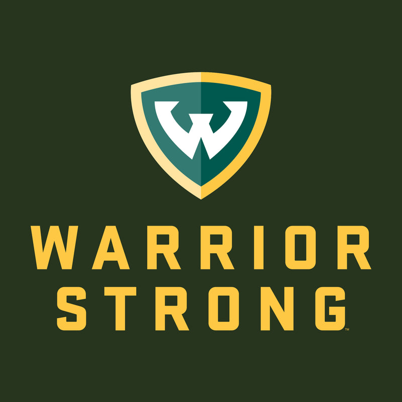 Wayne State University Warrior Strong Heavy Blend Hoodie - Forest