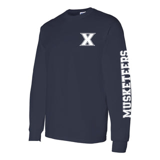 Xavier Double Sleeve Long Sleeve - Navy