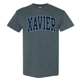 Xavier Musketeers Mega Arch T-Shirt - Dark Heather