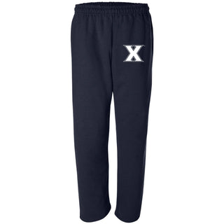 Xavier University Musketeers Primary Logo Sweatpants - Navy