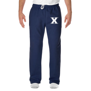 Xavier University Musketeers Primary Logo Sweatpants - Navy