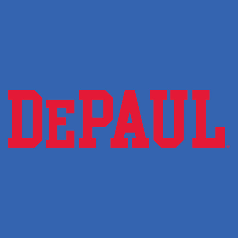 DePaul University Blue Demons Basic Block Long Sleeve T Shirt - Royal